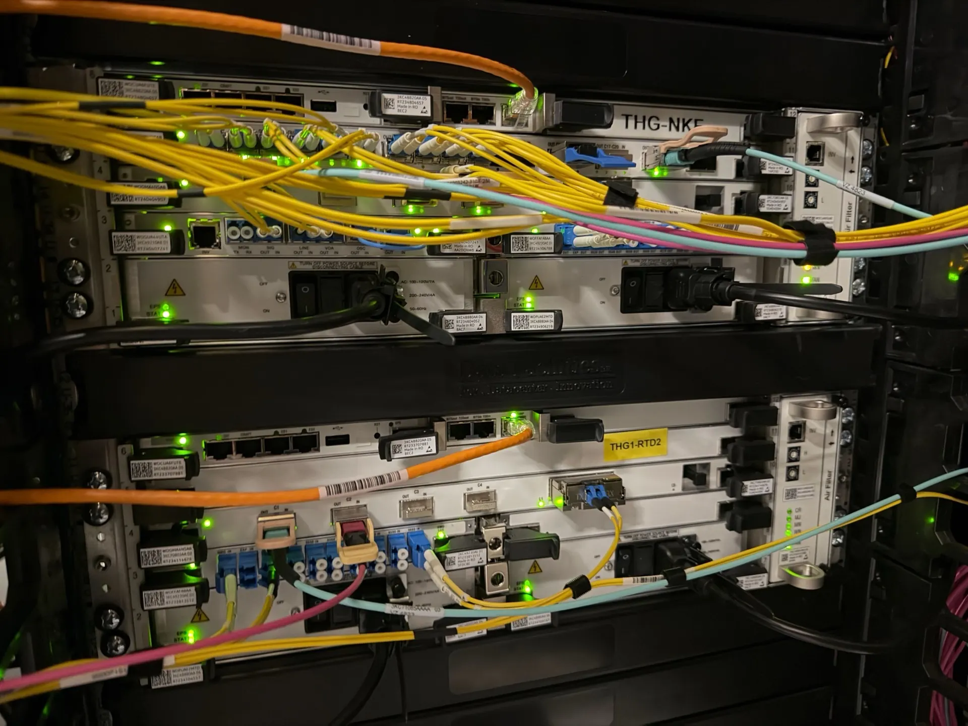 Nokia DWDM platform at THG1
